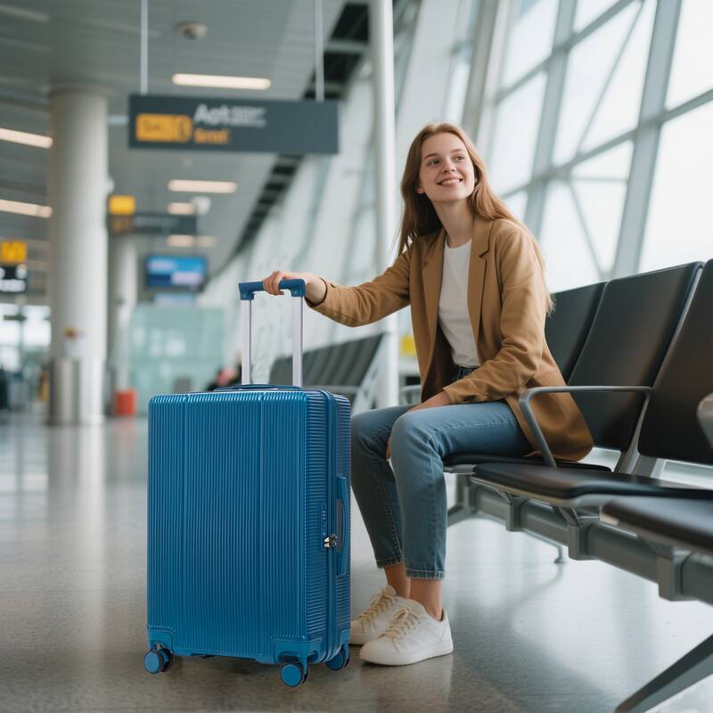 20"/24"/28" 3 pcs/set in ABS Spinner Wheel Luggage, Carry on Suitcase, Matching Color, TSA Combination Lock