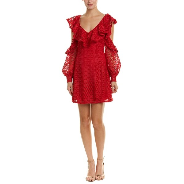 french connection red dress