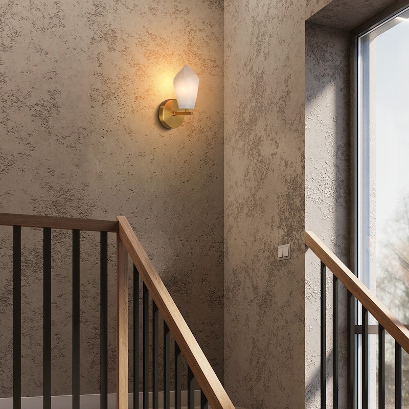 KAYLA Alabaster Chandelier/Sconce Kitchen Island Brass Hanging Lamp Mid Century Nordic Modern Chandelier