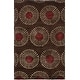 preview thumbnail 18 of 41, SAFAVIEH Handmade Soho Sagita Dandelion Pattern New Zealand Wool Rug 3'6" x 5'6" - Coffee/Brown - Rectangle