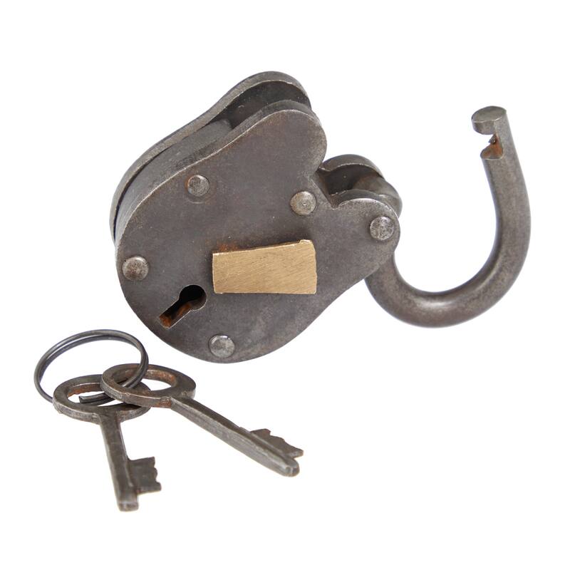 Bronze Metal Lock And Key