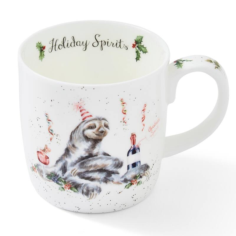 Royal Worcester Holiday Wrendale Designs 14 oz Mug