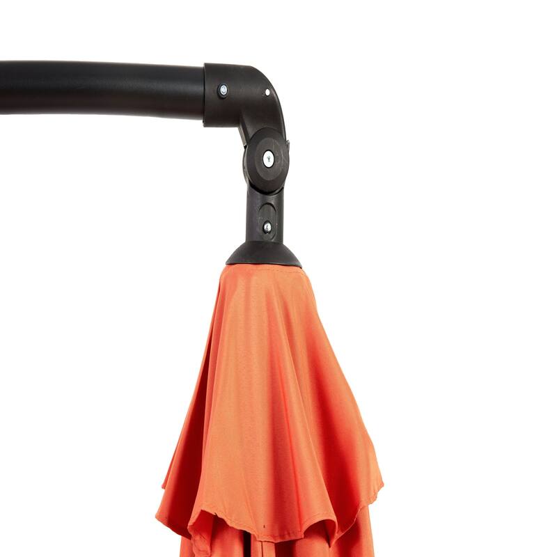 Topcraft 10ft Offset Hanging Market Patio Umbrella