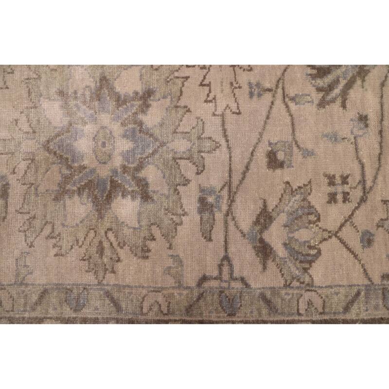 ECARPETGALLERY Hand-knotted Jules Serapi Light Grey Wool Rug - 7'11 x 9'10