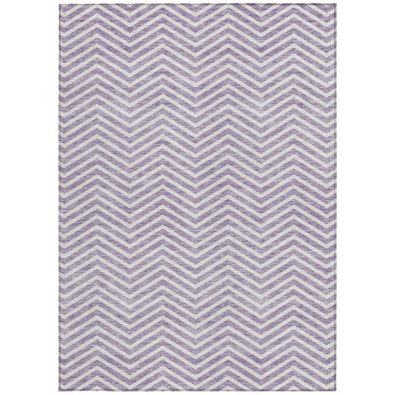 HomeRoots Chevron Transitional Rectangle Outdoor Rug