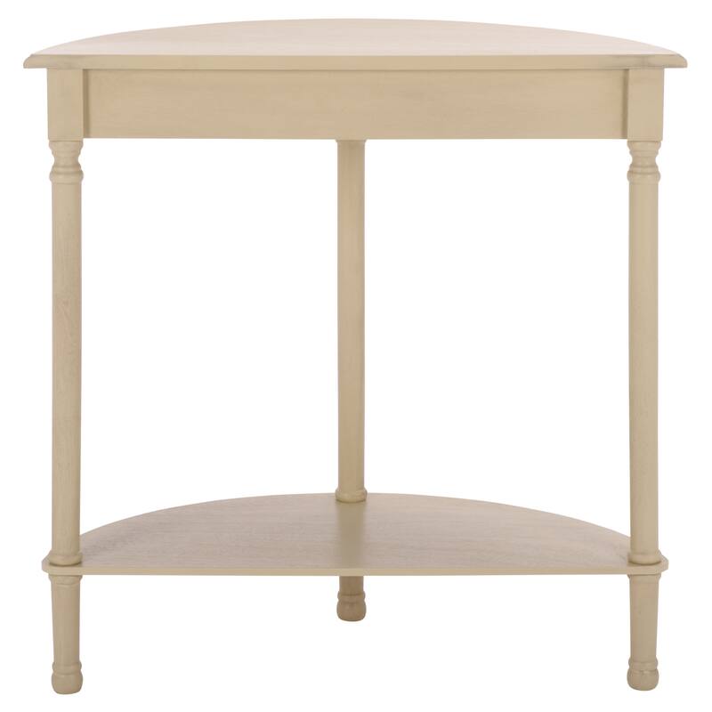 SAFAVIEH Veva Half Moon Console Table - 28" W x 11.8" L x 28" H - 28"W x 12"D x 28"H