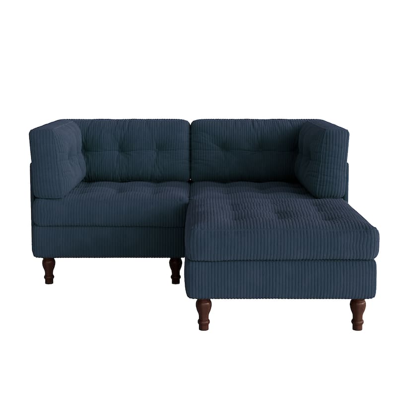 Madison Oversized Upholstered Corduroy Modular Sectional Sofa