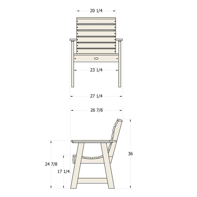 BAHIA VERDE OUTDOORS Riverside Garden Chair