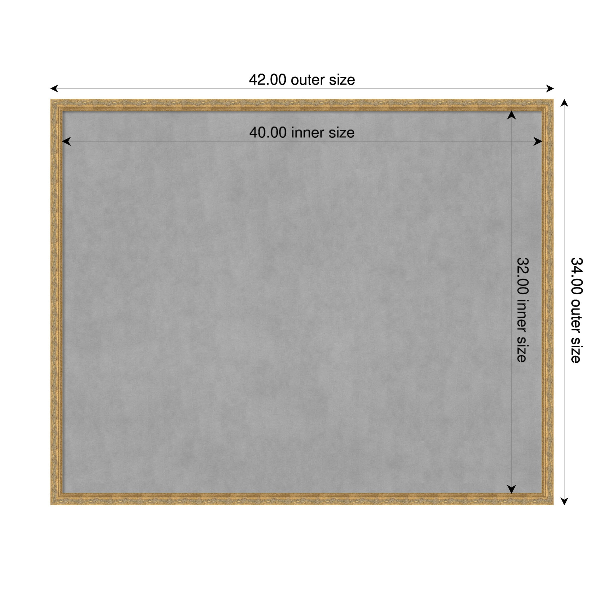 Amanti Art Mila Dark Gold Framed