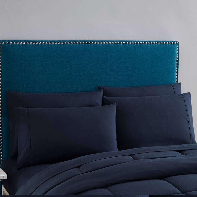 Sweet Home Collection Luxury Solid Bed-In-a-Bag with Sheet Set