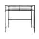 preview thumbnail 6 of 12, Walker Edison Abner Black Metal Classic Twin Loft Bed