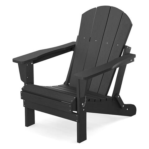 Casainc faux wood folding outdoor Adirondack chair a variety of colors to choose from