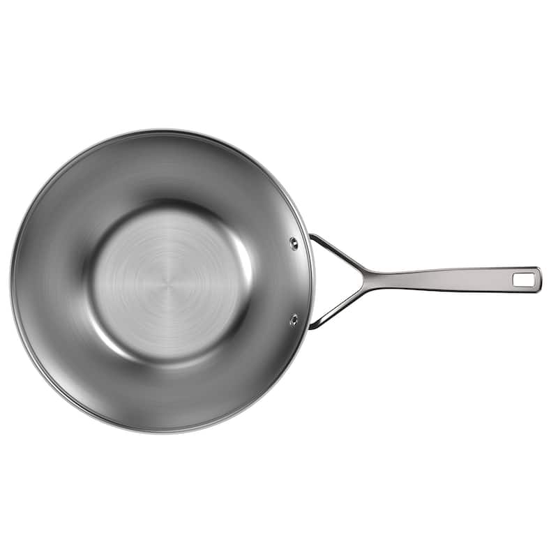Demeyere Black 5 Stainless Steel with Ceramic exterior coating 3.2-qt Wok