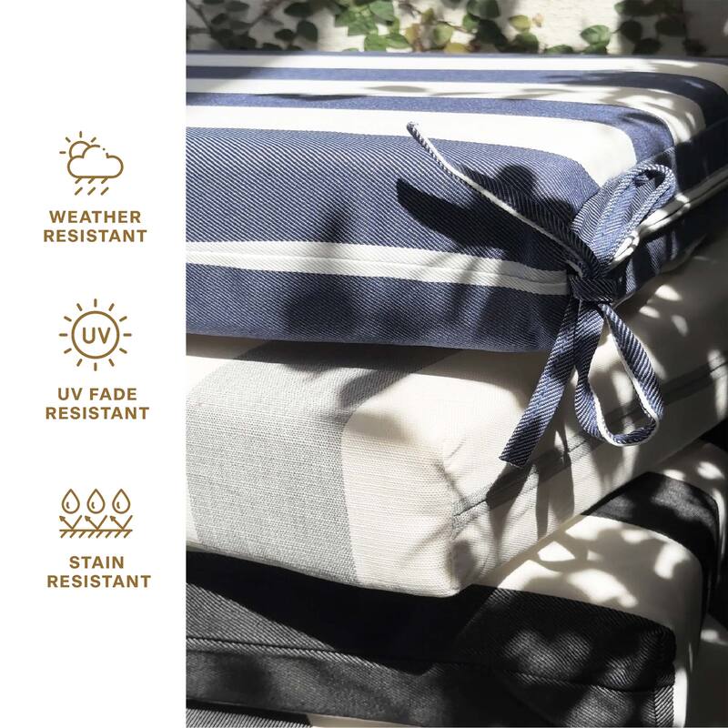 Outdoor Highback Dining Chair Cushion