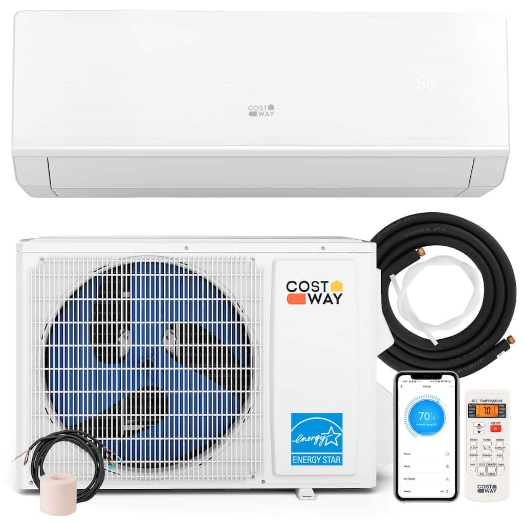 12000BTU Mini Split AC 24 SEER2 208-230V Energy Saving Air Conditioner