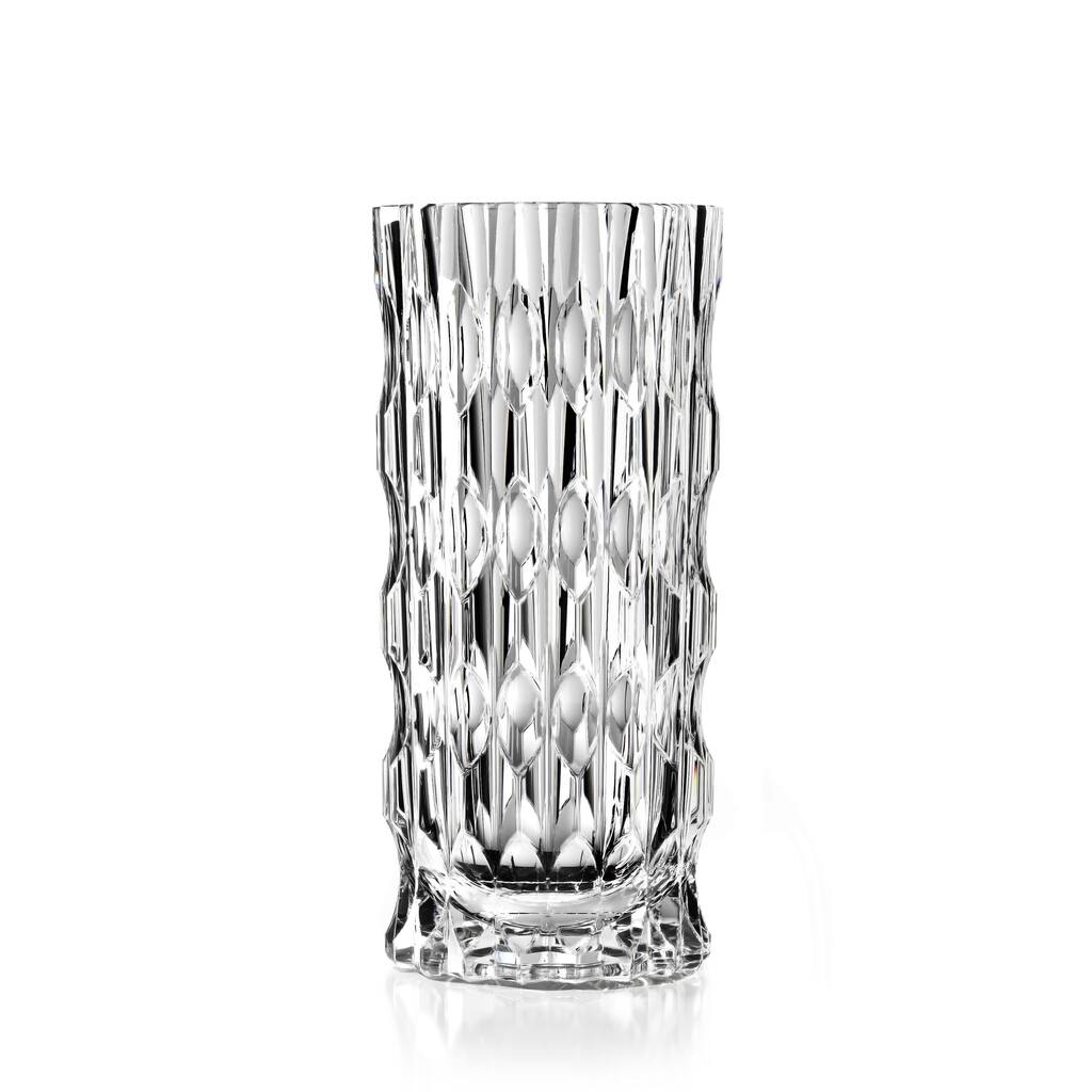 Majestic Gifts Inc. Glass Crystal Vase - Round Opening-10.8" Height