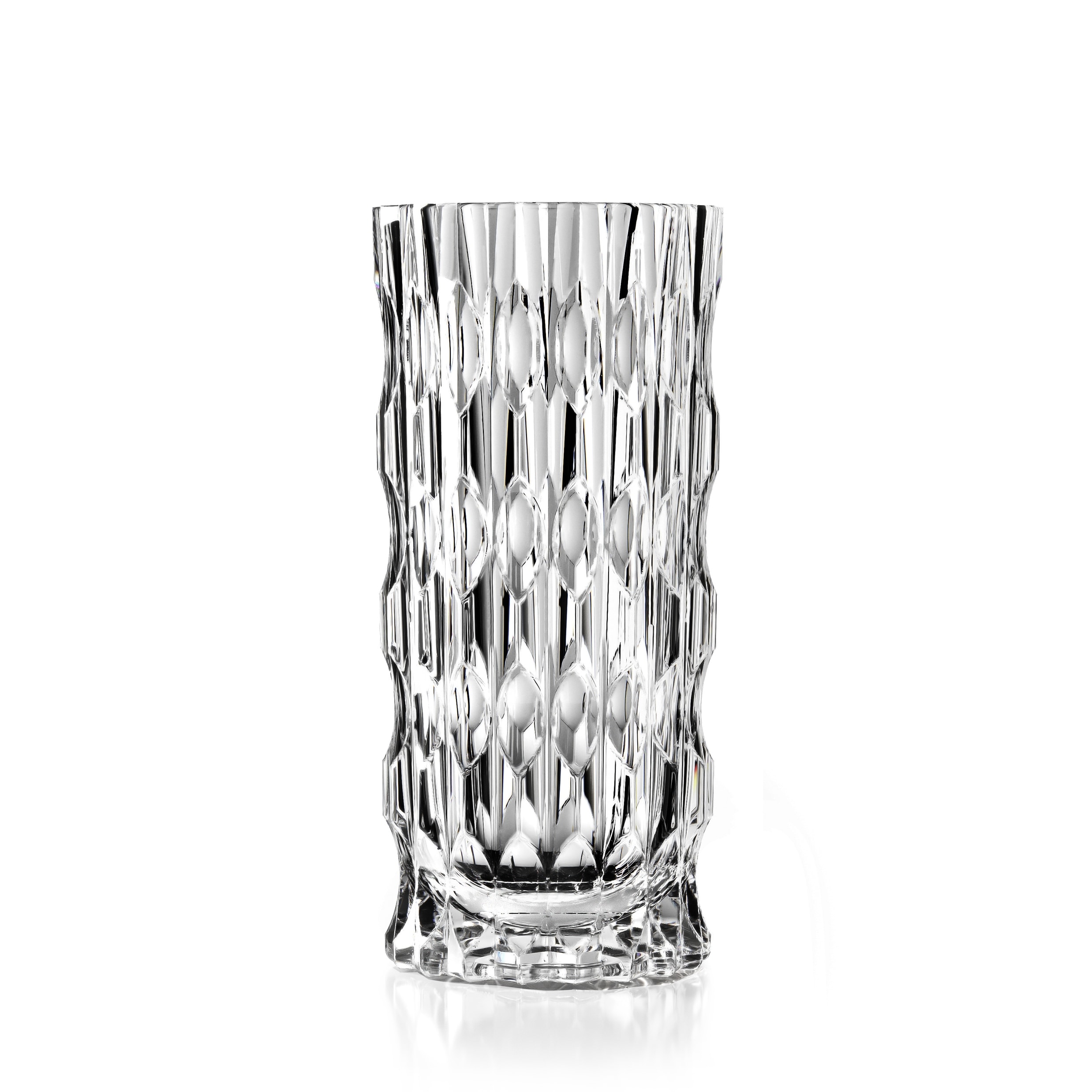 Majestic Gifts Inc. Glass Crystal Vase - Round Opening-10.8" Height