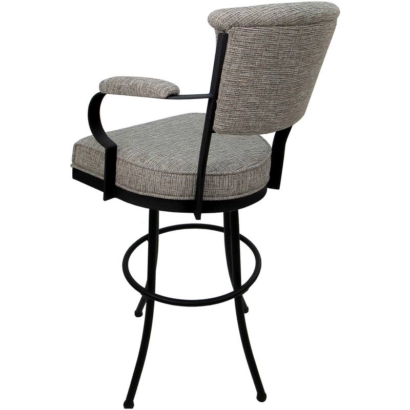 Miami Extra Tall 34" Spectator Metal Bar Stool on Noam Base - 34" Seat Height