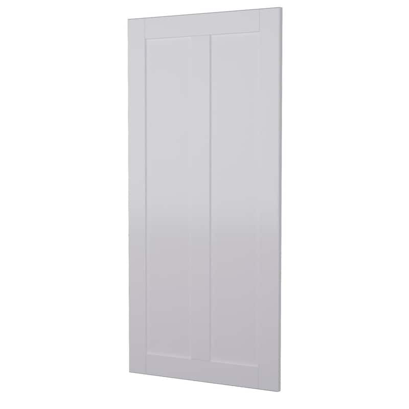 Sunny Wood Shaker Hill 24" x 50" Matching Decorative Panel - Designer White
