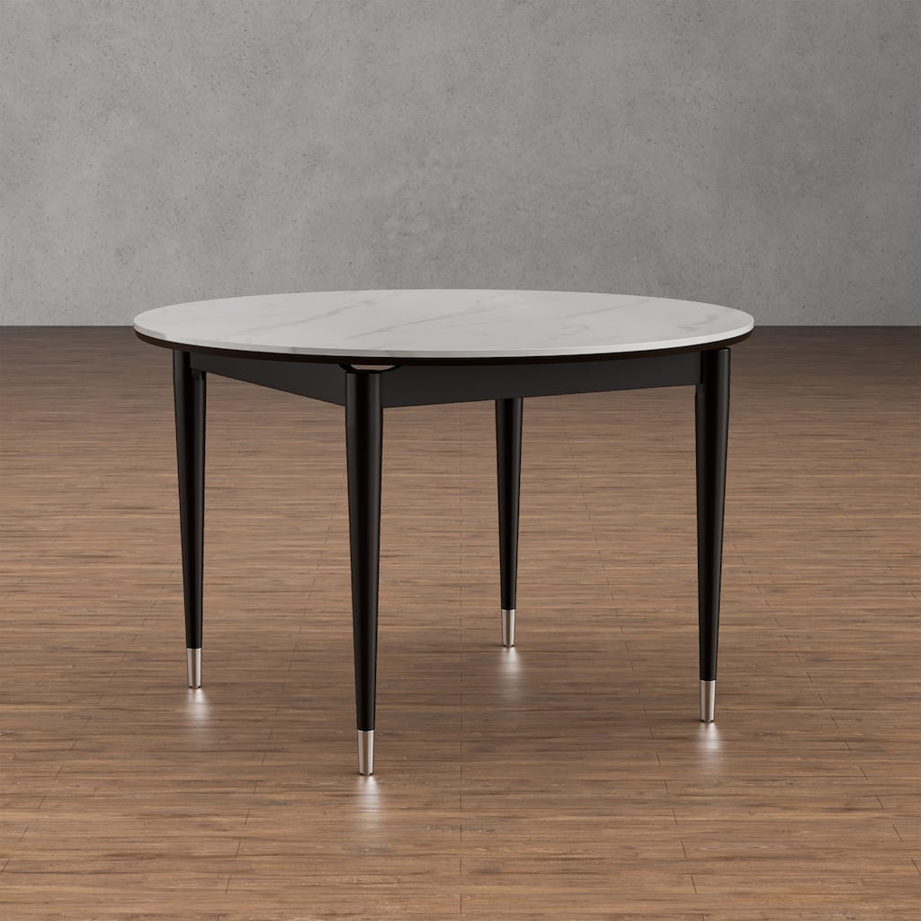 Furniture of America Kalor Modern 47-inch Sintered Stone Top Round Dining Table