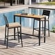 preview thumbnail 88 of 131, Crestlive Products Patio Outdoor Rectangle Bar Table Combinable Pub Table