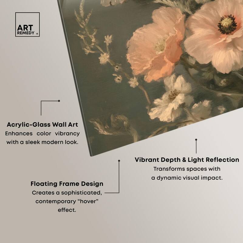 Shadowed Flutter Acrylic by Art Remedy, Ready to Hang