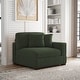 preview thumbnail 10 of 190, Modern Modular Sectional Sofa Corduroy Chaise Lounges Right Facing - Green Armchair