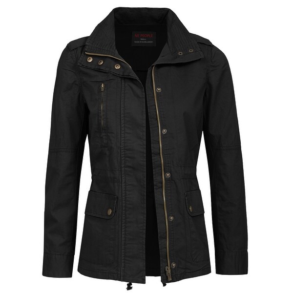 NE PEOPLE Womens Military Anorak Jacket (NEWJ128)