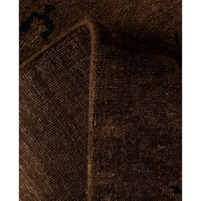 Overdyed One-of-a-Kind Hand-Knotted Area Rug - Brown - 3' 1" x 5' 2"