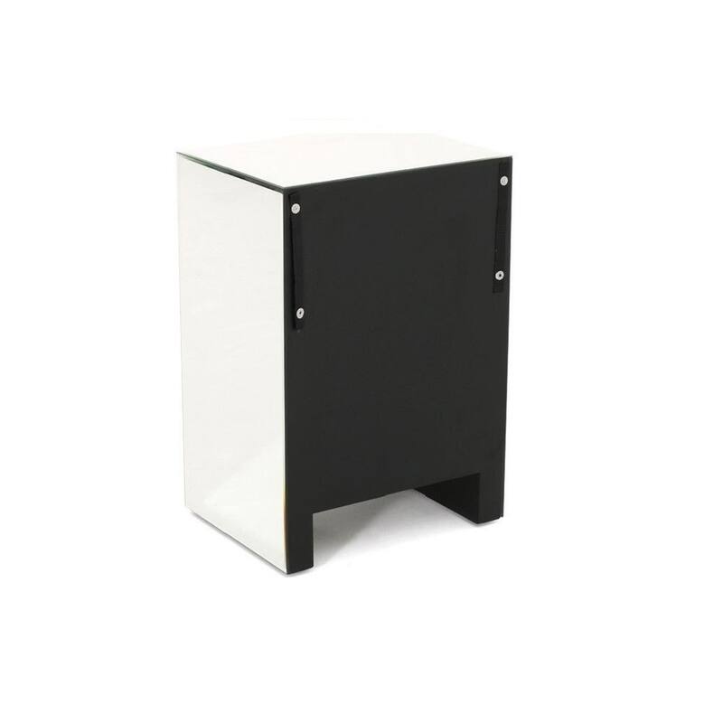 Three Drawers Mirrored Nightstand With Gold Frame Bed Bath & Beyond