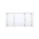 preview thumbnail 7 of 53, 56''/64''W X 30''H Recessed Or Surface Wall Mount Bathroom Medicine Cabinet With Adjustable Glass Shelves