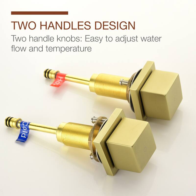 Bathroom Faucet - Widespread 8 Inch Bathroom Sink Faucet