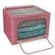 preview thumbnail 4 of 26, Storage Bins, Foldable Stackable Container Organizer Set with Large Window & Carry Handles