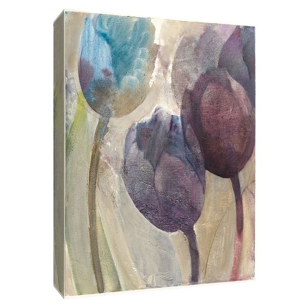 PTM Images 9-154703 PTM Canvas Collection 10" x 8" - "Purple Dream II" Giclee Flowers Art Print on Canvas