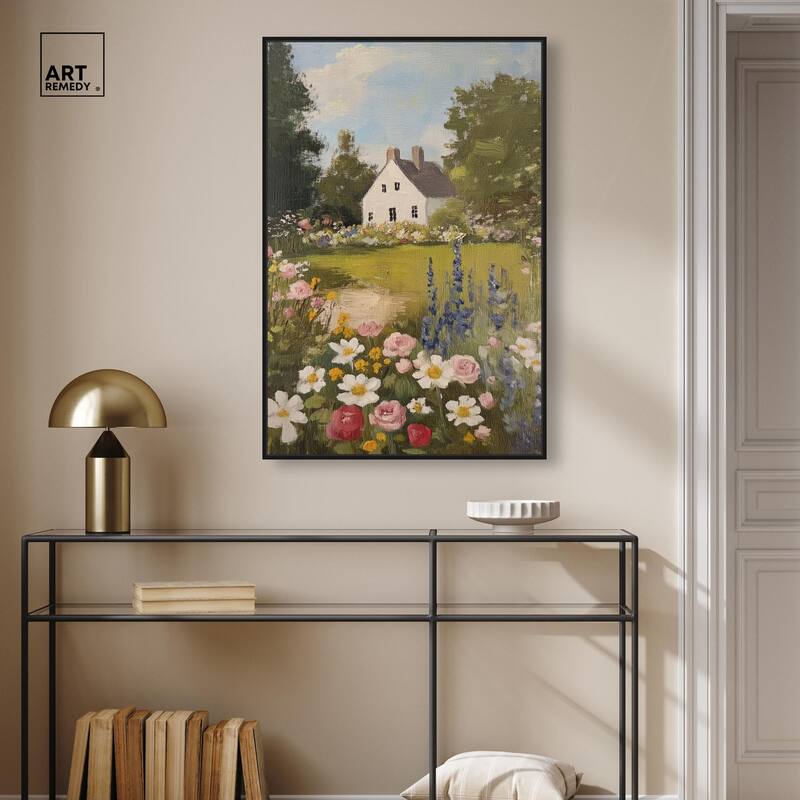 Floral Farmhouse I Canvas by Art Remedy