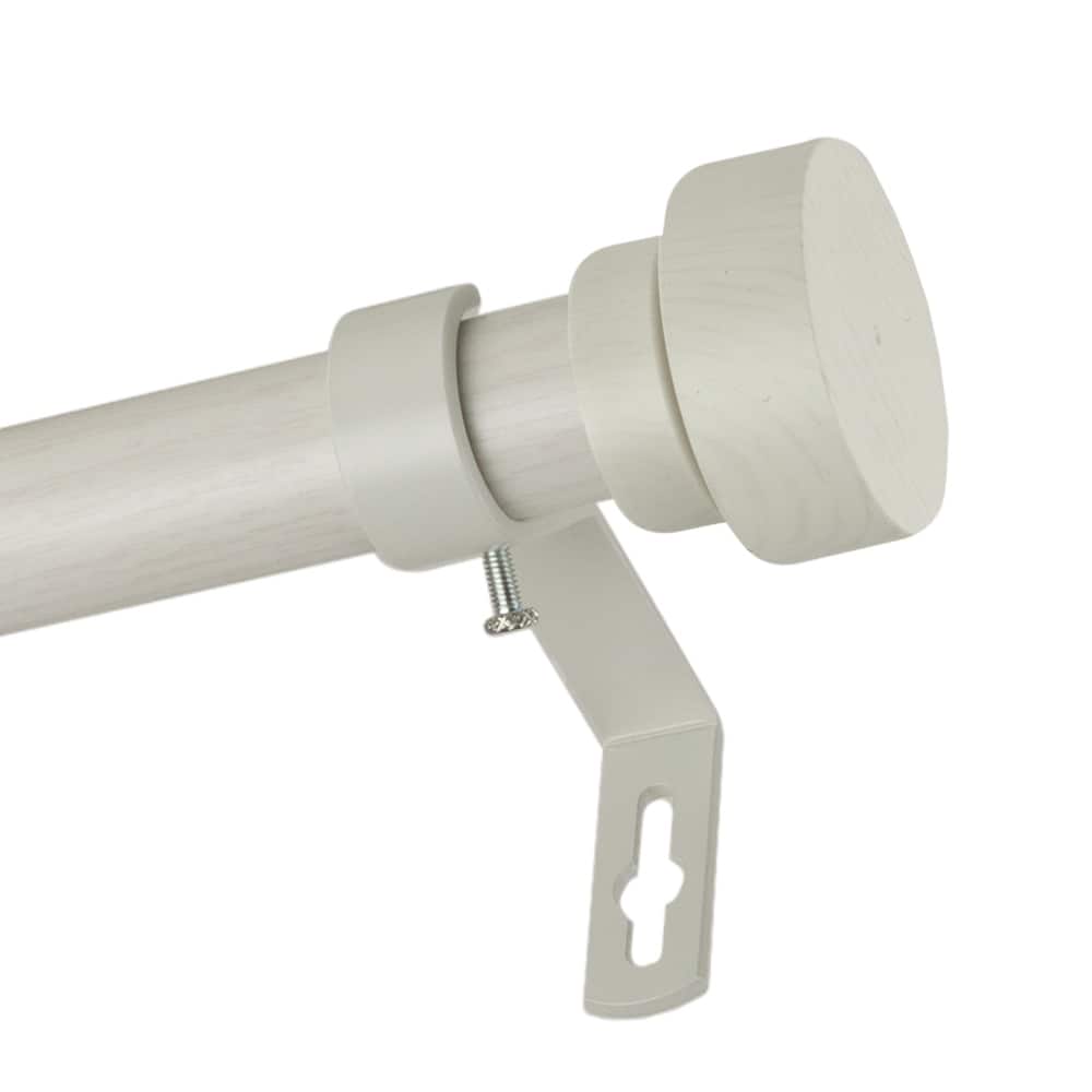 InStyleDesign Beret 1 inch Faux Wood Curtain Rod