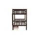 preview thumbnail 34 of 58, Rubber Wood Bunk Bed with 2 Drawers,Convertible into 2 Twin Beds,Twin Over Twin Kids Bed for Bedroom