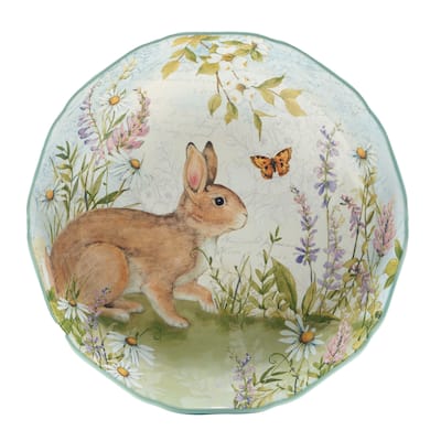 Certified International Easter Meadow 13-Inch 120-Oz Ceramic Serving Bowl - 13" Diameter x 3"