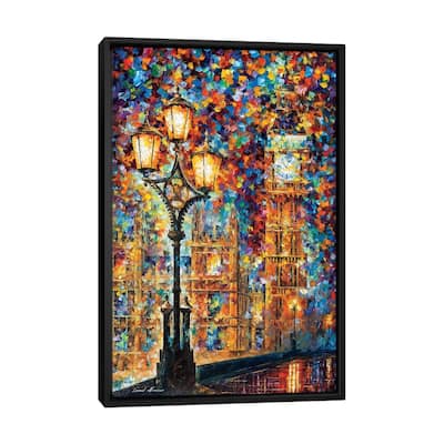 iCanvas "London's Dreams" by Leonid Afremov Framed Canvas Print