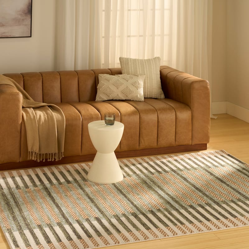 Nourison Nordic Indoor only Geometric Area Rug