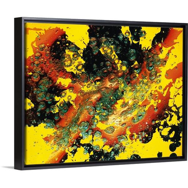 Shop Abstract Background Acrylic Object Black Float Frame