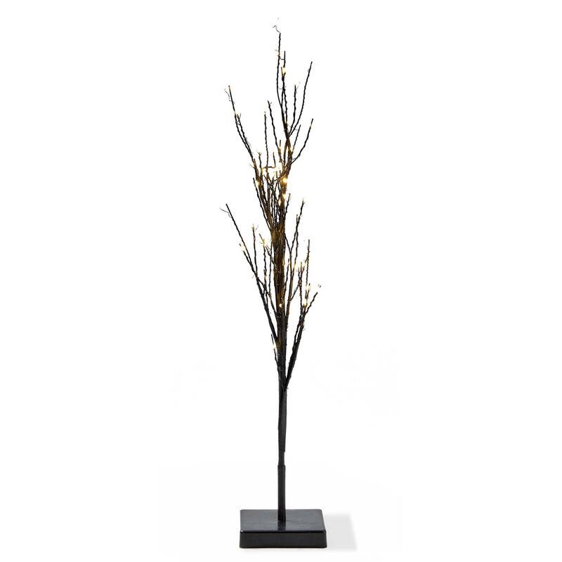 Glint LED Tall Decorative Tree Sculpture Multicolor Holiday Decor Indoor 22in H x 4in L x 4in W Christmas