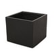 preview thumbnail 4 of 12, Ella Outdoor Cast Stone Square Planter by Christopher Knight Home
