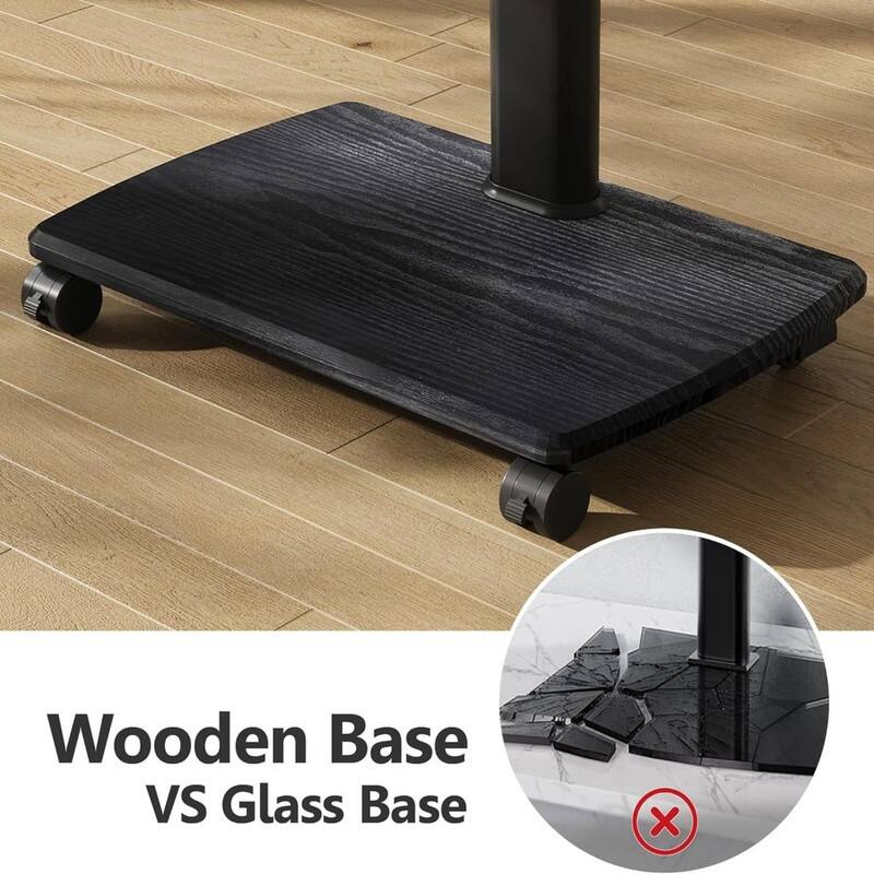Rolling TV Stand with Power Outlets