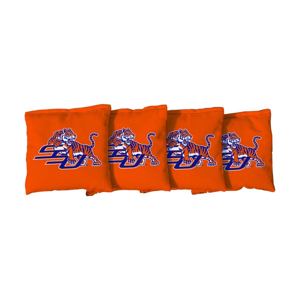 Savannah State Tigers Orange Cornhole Bags