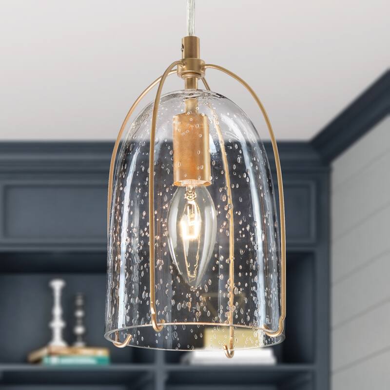 Modern Tulip Glass Island Pendant Light Linear Cluster Chandelier for Dining Room, Entryway