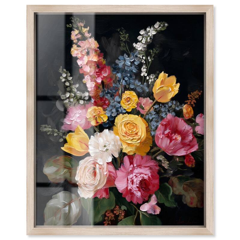 Garden Richness I Shadowbox by Art Remedy - Natural - 16" x 20"