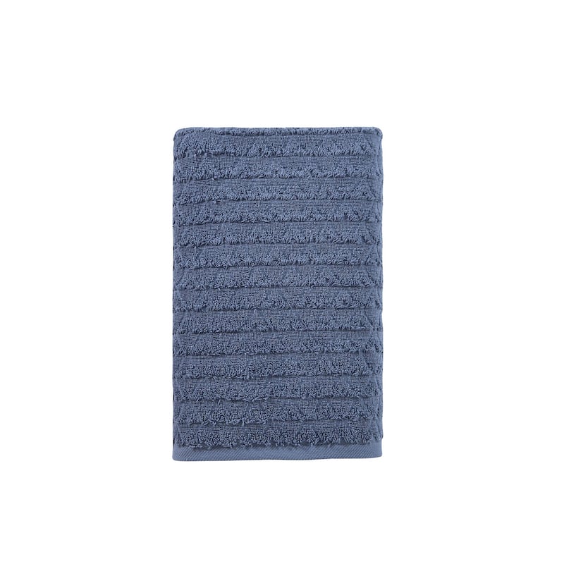 Ozan Premium Home Azure Collection 100% Turkish Cotton Bath Towel - Evening Blue