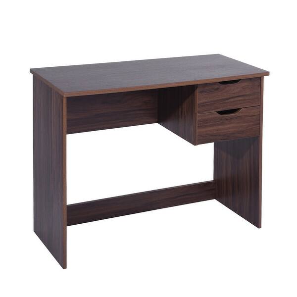 Modern Computer Desk Writing Study Table Workstation Desks with 2 Side ...