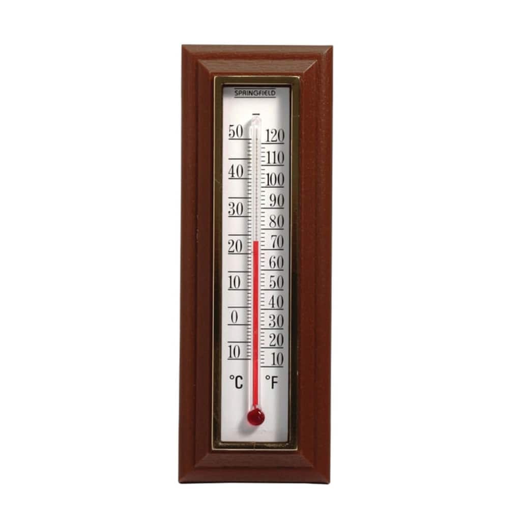 Taylor wood grain Window & Wall Thermometer